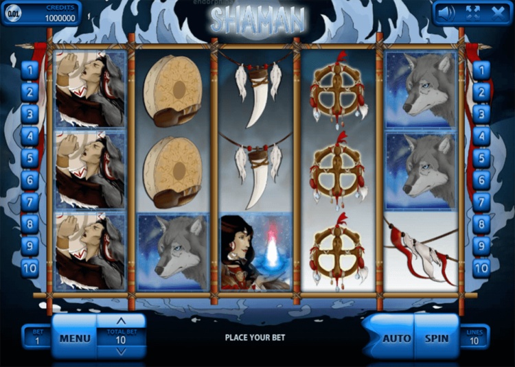 Игровой автомат «Shaman» в казино Вулкан Россия
